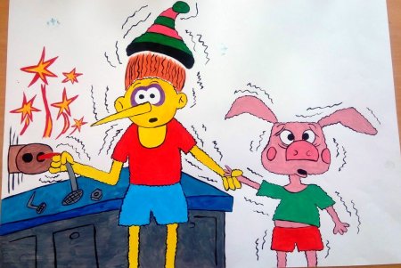 Плакат на тему электричество друг или враг