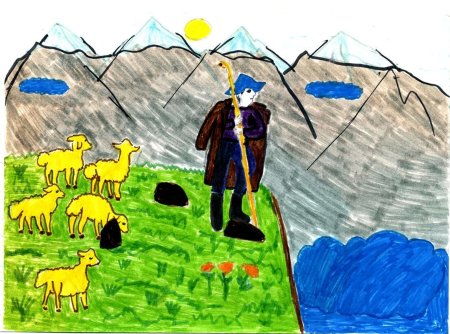 Народы гор рисунок