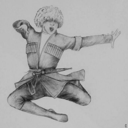 Лезгинка рисунок