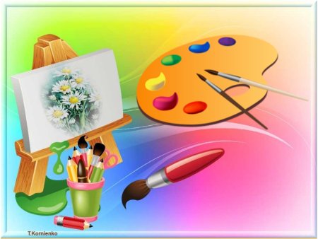 Мальчик рисует