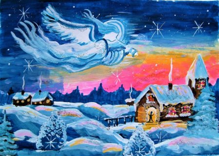 Рождество рисунок