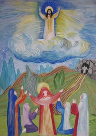 Библейские сказания младенец Моисей в корзинке