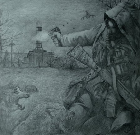 Чернобыль карандашом