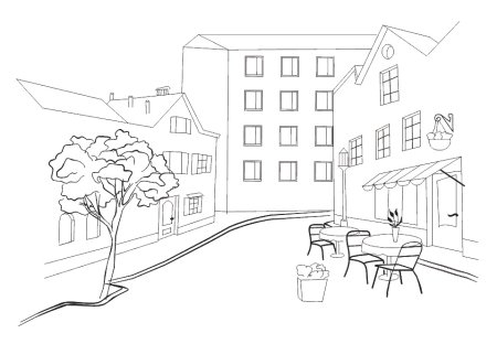 Раскраска "город"