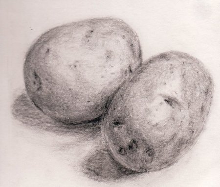 Рисование картошкой