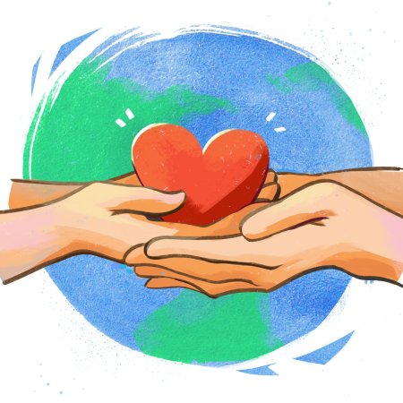 Благотворительность рисунок