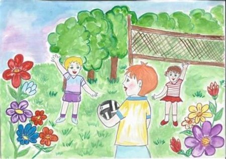 Рисунок на тему лето