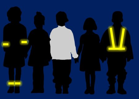 Световозвращающие элементы для детей памятка для родителей