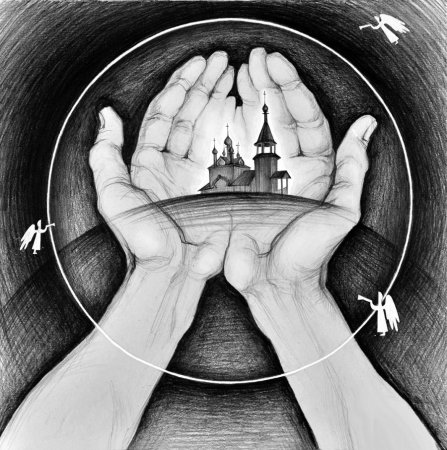 Ладонь рисунок