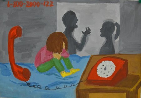 Рисунок на тему телефон доверия для детей
