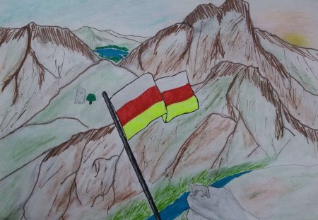 Детские рисунки гор