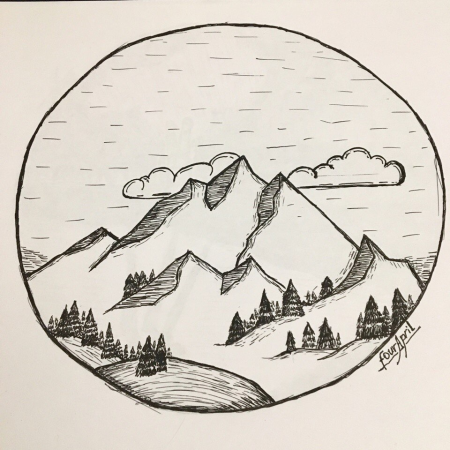 Природа Башкортостана рисунки