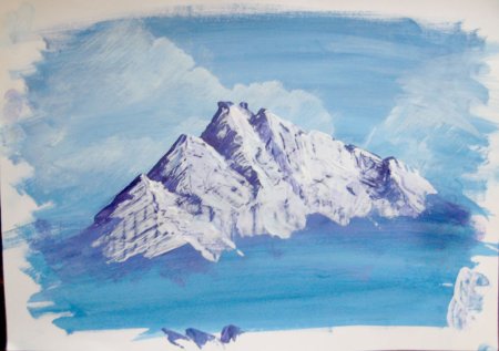 Раскраска горы