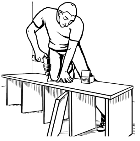 Столяр раскраска для детей