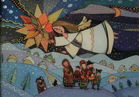 Рисунок на тему Святки