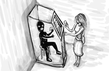 Мошенники раскраска