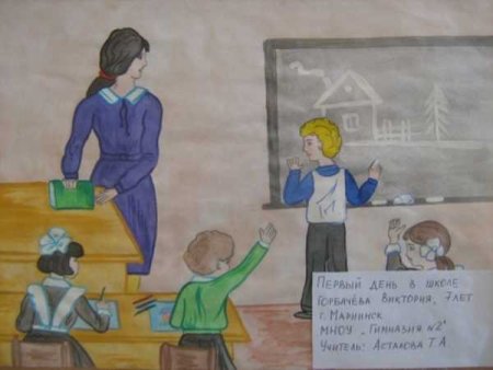 Рисунок на тему мой класс
