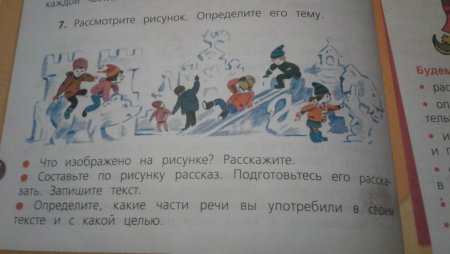Рассмотрите рисунок определите его тему