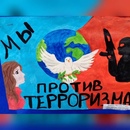 Рисунок на тему нет терроризму