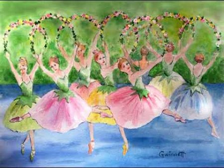 Иллюстрация к вальсу цветов Чайковского