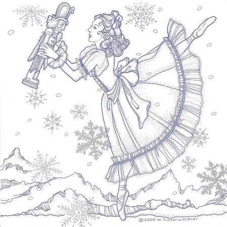 Иллюстрации к балету Щелкунчик Чайковского для детей