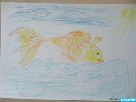 Золотая рыбка старуха у разбитого корыта