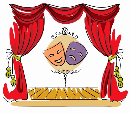 Театр рисунок