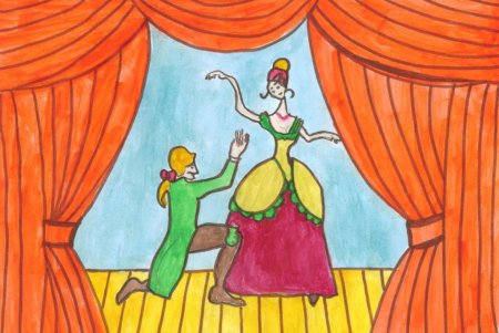 Рисование театр