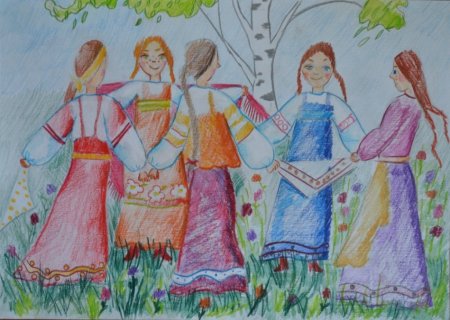 Троица праздник береза хоровод