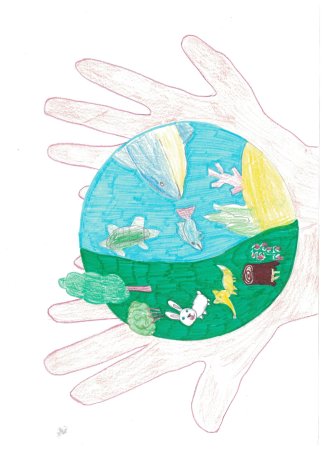 Рисунок на тему здоровая Планета