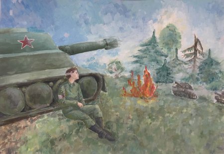 Рисунок ко Дню защитника Отечества