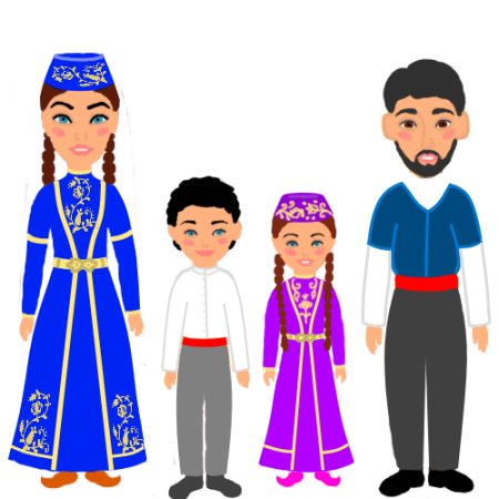 Костюм крымских татар для детей