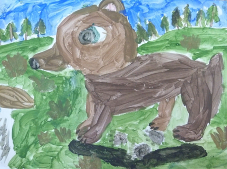 Рисунок на свободную тему красками