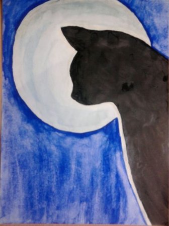 Дельфин в море рисунок