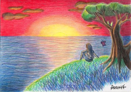 Любой рисунок красками