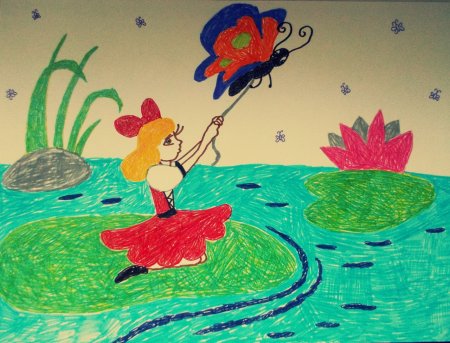 Детские рисунки по сказкам