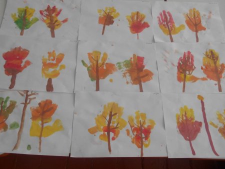 Осеннее рисование в средней группе