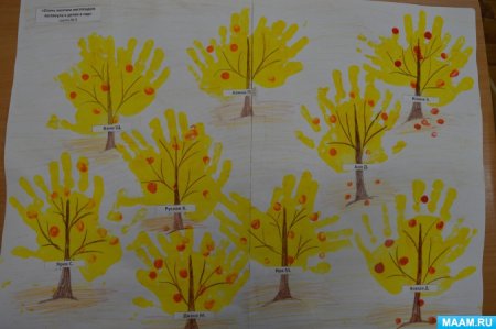 Рисование в младшей группе осенью