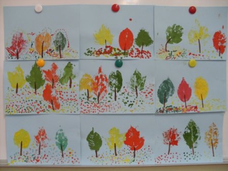 Рисование в старшей группе октябрь