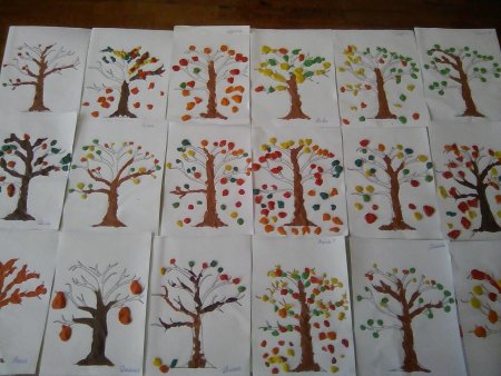 Осеннее дерево старшая группа