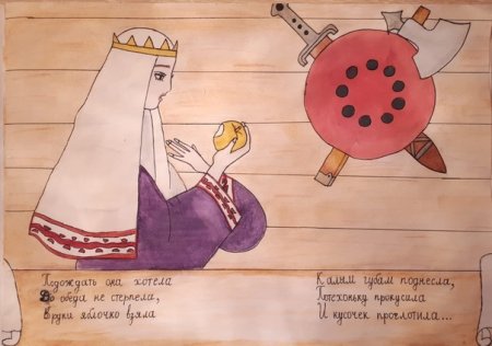 Сказка о мёртвой царевне и семи богатырях рисунки к сказке