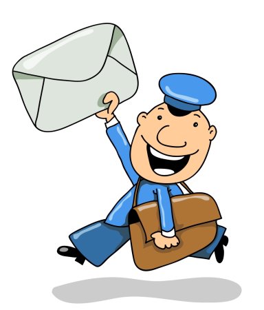 Почтальон мультяшный