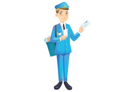 Почтальон мультяшный