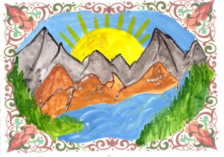 Рисунок ко Дню Республики