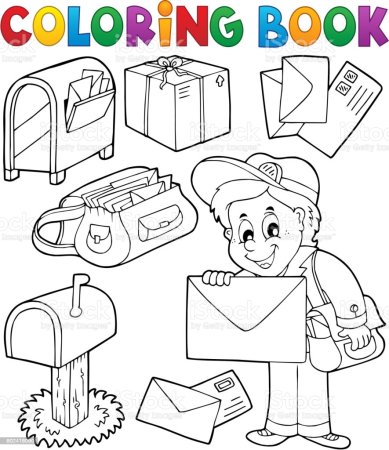 Почтальон мультяшный