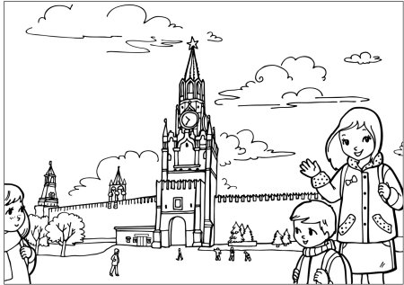 Рисунок о Москве 2 класс