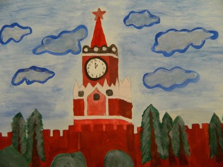 Рисунок моя Москва