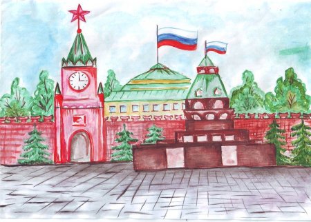 Кремль карандашом