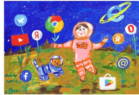 Дети в интернете конкурс рисунков