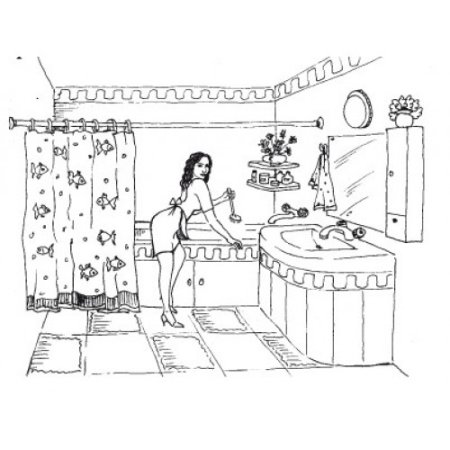 Рисунок на бытовую тему легкий